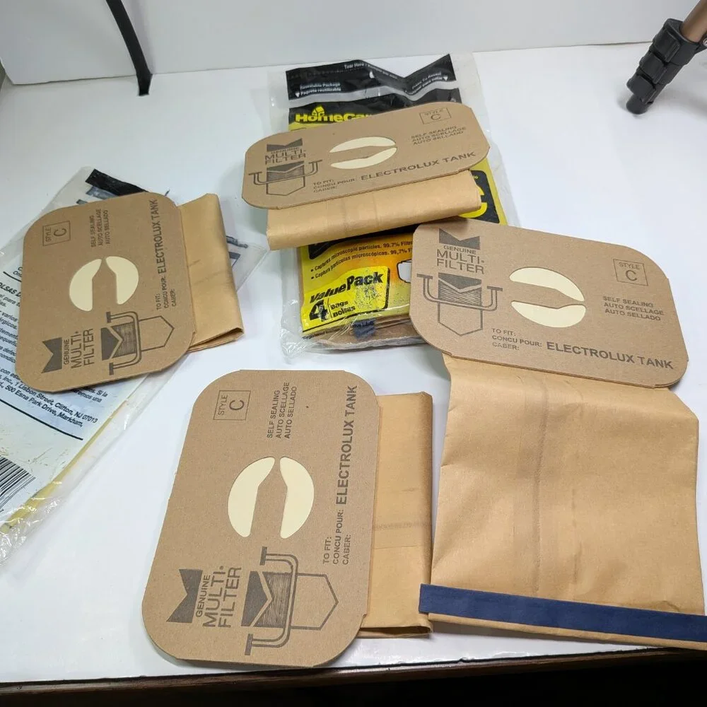NEW Vintage Electrolux Style C Vacuum Bags - 8 Total (2 Packs of 4) Micro Clean
